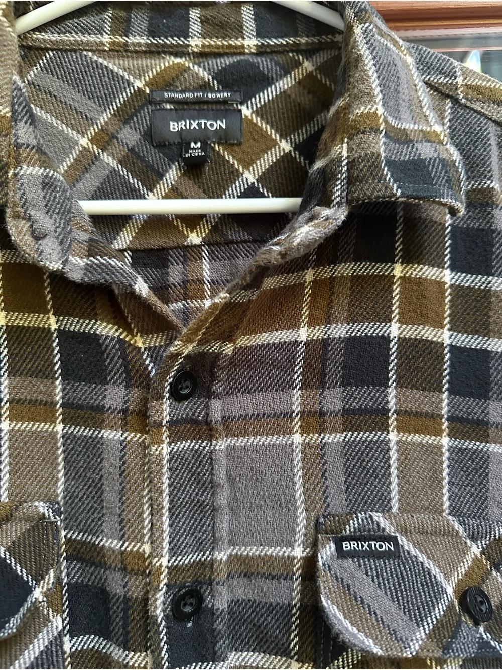 Brixton Bowery Plaid Flannel Shirt